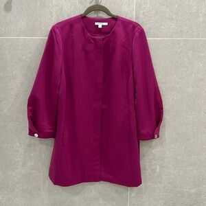 Never worn size 2 Chico’s Fuchsia pink jacket Chico’s